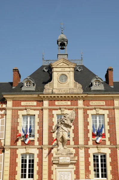 Γαλλία, η αίθουσα πόλεων του gasny σε eure — Φωτογραφία Αρχείου