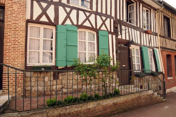 France, the old village of Lyons la Foret — Stock Photo, Image