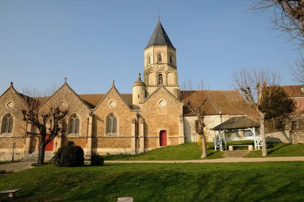 França, igreja de Saint Martin la Garenne em Yvelines — Fotografia de Stock