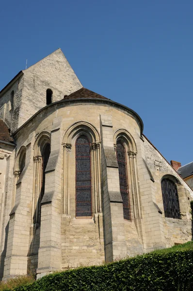 Ile de france, kyrkan av evecquemont — Stockfoto