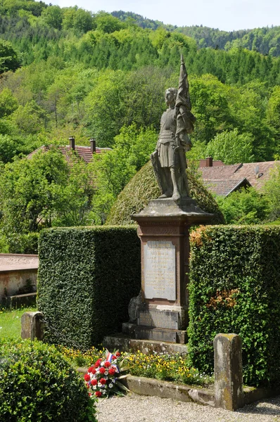 The war memorial of Murbach in Alsace — Stock Photo, Image