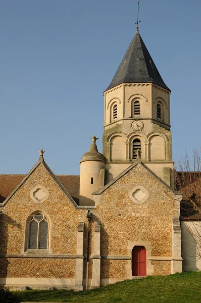 Fransa, saint martin Kilisesi la garenne yvelines içinde — Stok fotoğraf