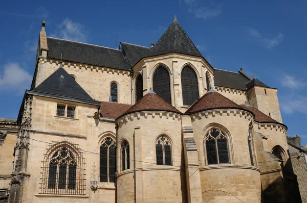 France, cathedral Saint Maclou in Pontoise — Stock Photo, Image