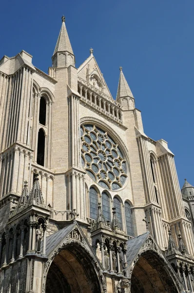 stock image France, the cathedral of Chartres in Eure et Loir