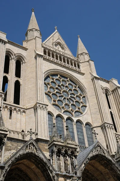 stock image France, the cathedral of Chartres in Eure et Loir