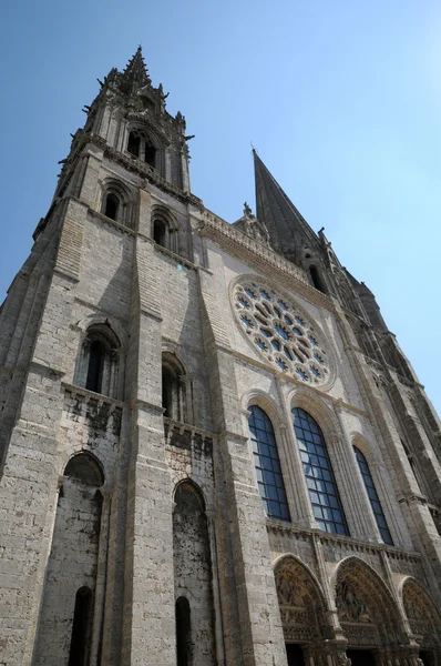 Francia, la catedral de Chartres en Eure et Loir —  Fotos de Stock