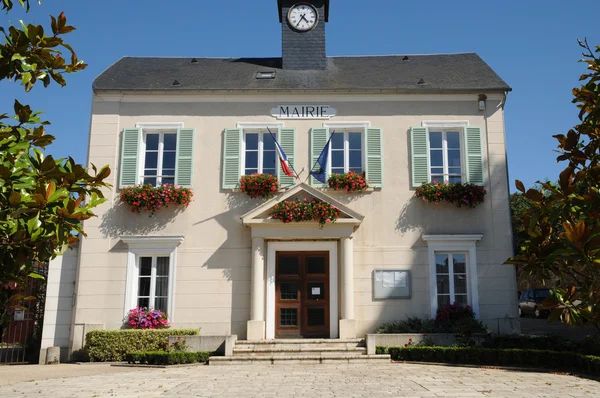 Ile de france, das Rathaus von Thoiry — Stockfoto
