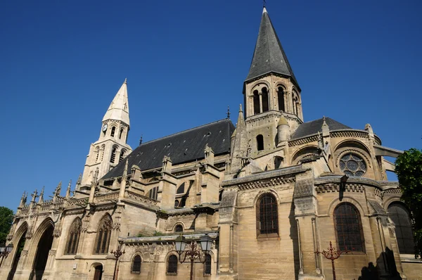 Fransa, les yvelines poissy collegiate Kilisesi — Stok fotoğraf