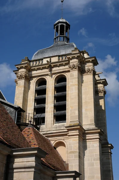 France, the Notre Dame church in Pontoise — Stock Photo, Image