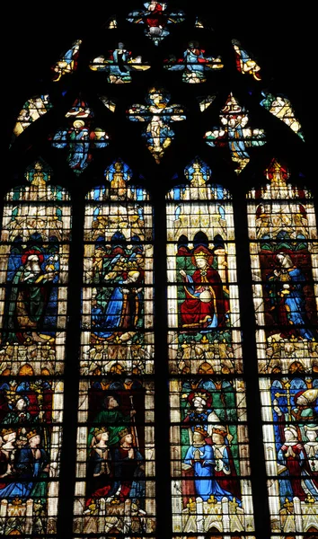 Frankrijk, de kathedraal van chartres in eure et loir — Stockfoto