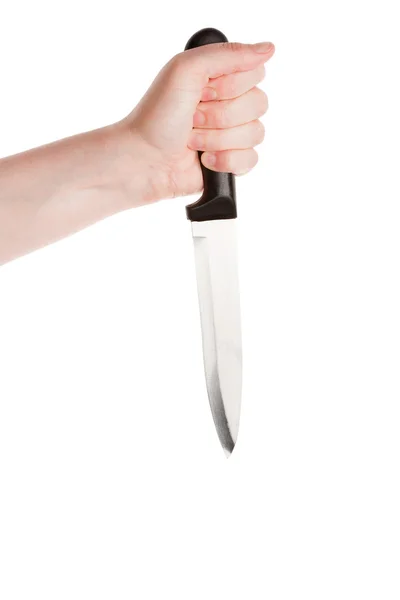 Messer in der Hand — Stockfoto