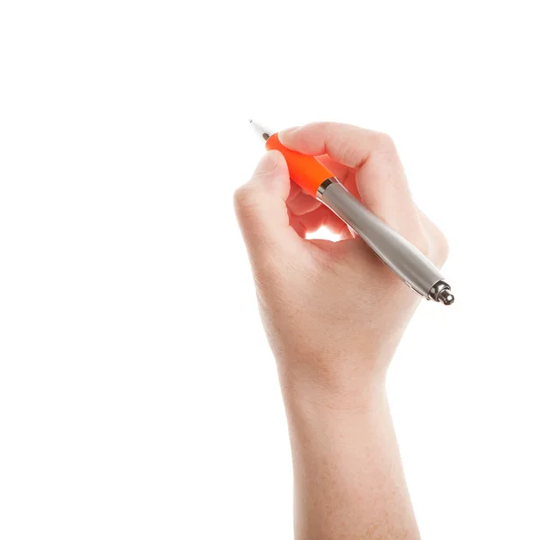Pen in hand — Stock Photo, Image