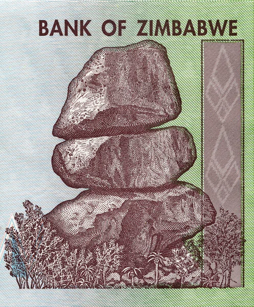 Zimbabwe nota Imagen de stock