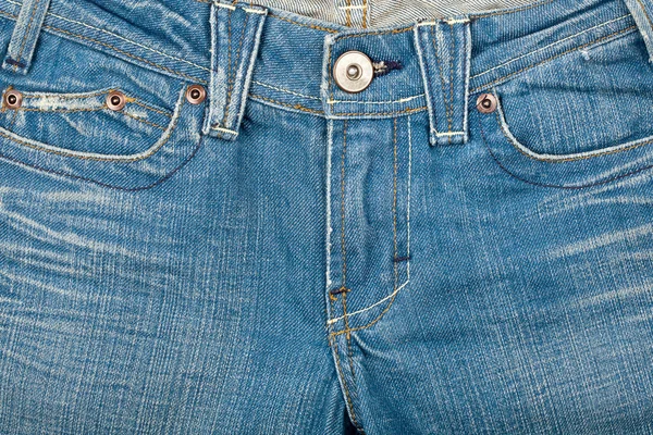 stock image Blue jeans front