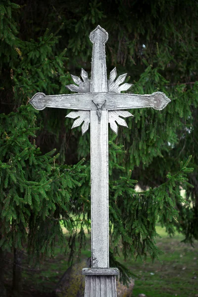 Cruz de madera — Foto de Stock