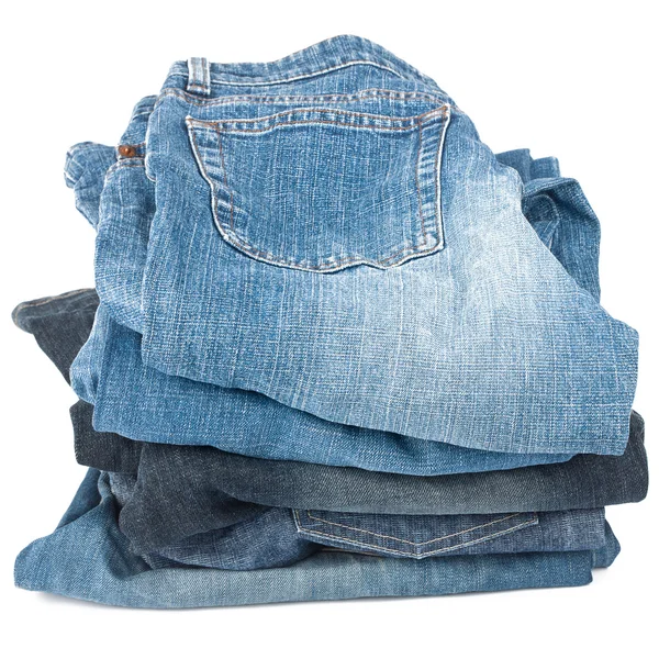 Стек джинсів — стокове фото