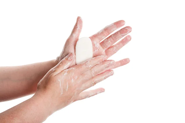 stock image Washing female hands