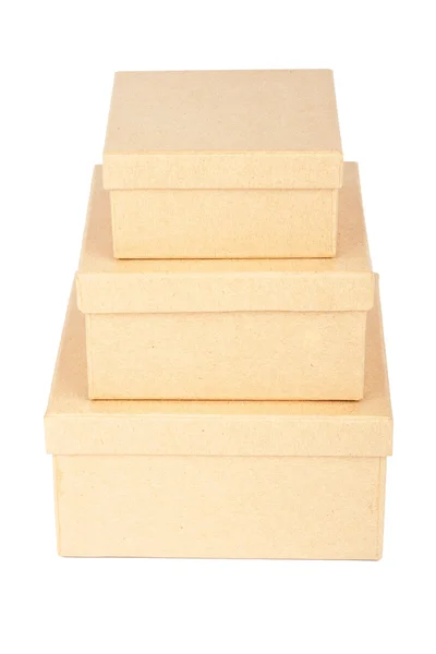 Torre scatola di cartone — Foto Stock