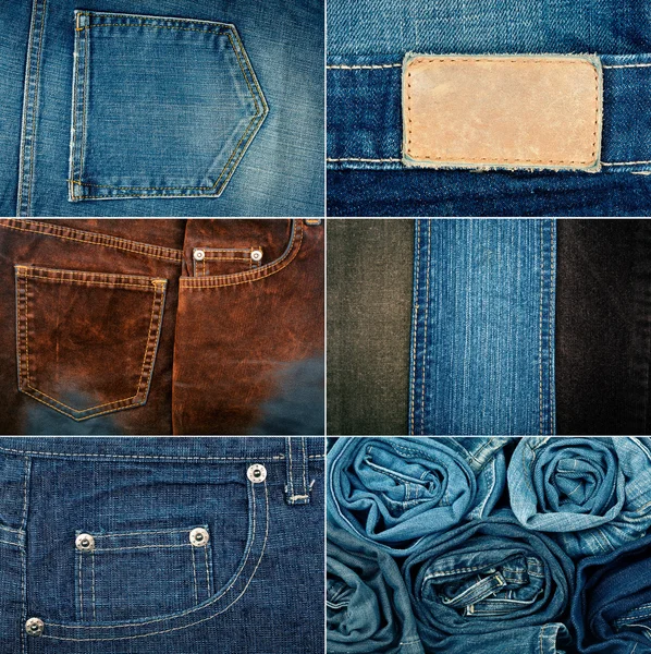 Textures de jeans — Photo
