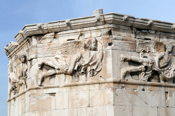 Tower of the Winds detail, Athens, Greece