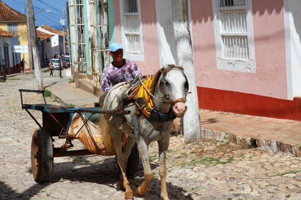 Street life, Trinidad, Cuba — Stock Photo, Image
