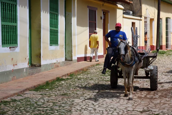 Sokak hayatı, trinidad, Küba — Stok fotoğraf