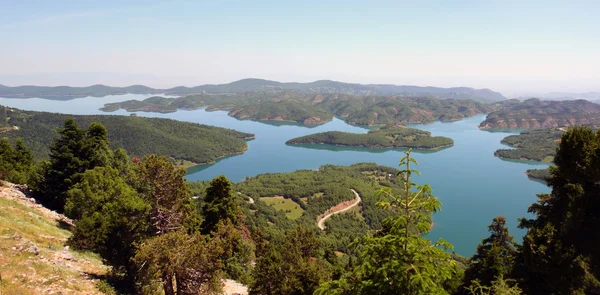 Stock image Lake plastira panorama