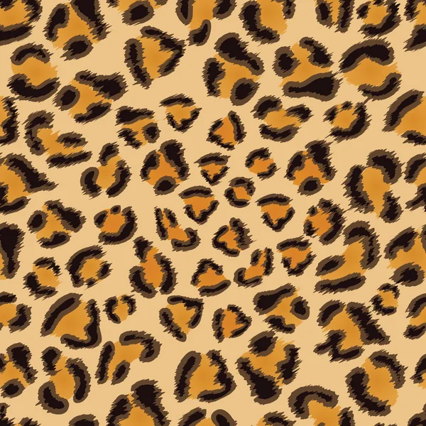 Леопардовый бесшовный рисунок — стоковый вектор