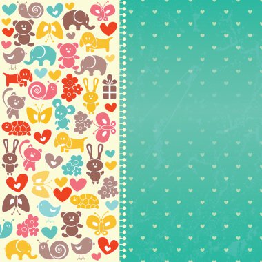 Baby blue background clipart