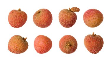 Lychee Isolated on white clipart