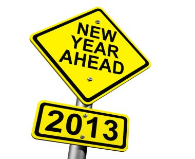 New Year Ahead 2013 clipart