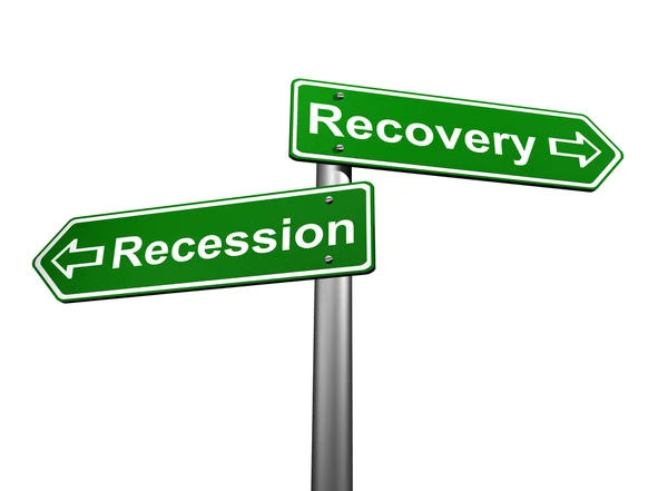 Recession or Recovery — Stock Photo, Image