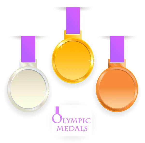 Olimpiyat madalya. Altın, gümüş, bronz.
