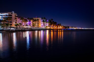 Beach gece şehir