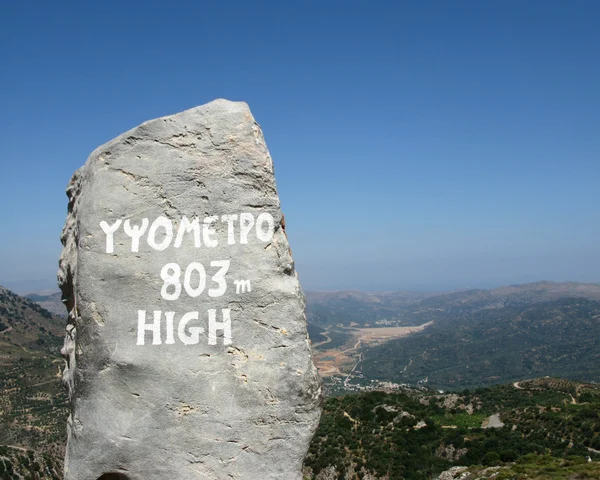 Grekland, Kreta, tecken på bergen höjder — Stockfoto
