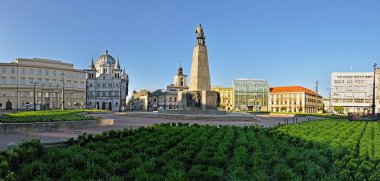 Freedom Square, Lodz, Poland clipart