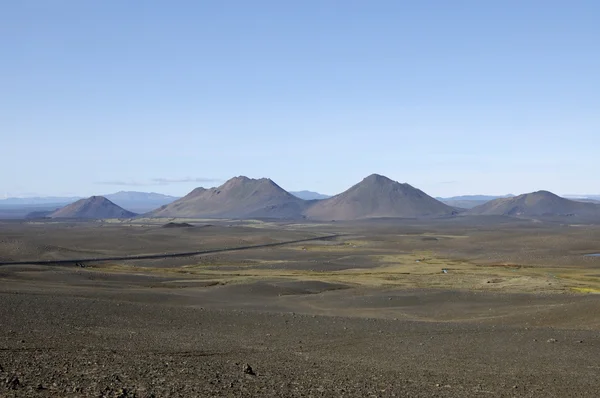 Krajobraz wulkaniczny w Icelandzie. — Zdjęcie stockowe