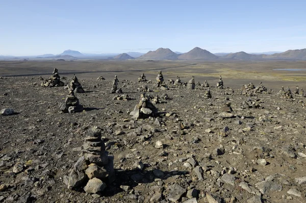İzlanda 'daki volkanik manzara. — Stok fotoğraf