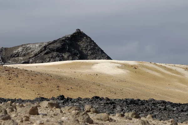 Vulkan Krafla, Island. — Stockfoto