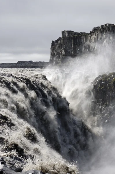 Dettifoss cachoeira, Islândia. — Fotografia de Stock
