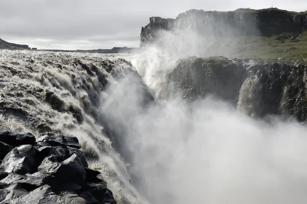 冰岛Dettifoss瀑布. — 图库照片