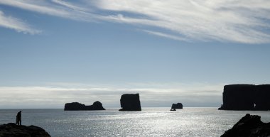 İzlanda 'nın güney kıyısı.