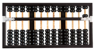 Beş gösterilen abacus