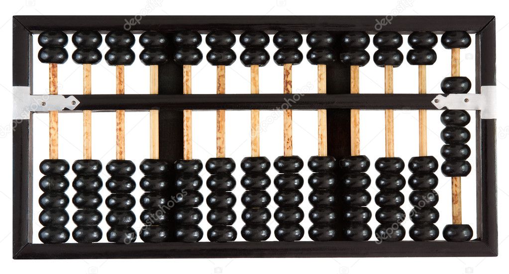 Abacus showing nine