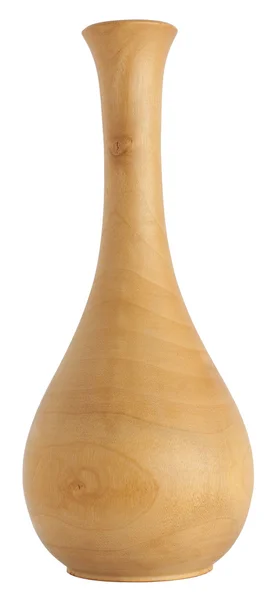 Vaso de madeira — Fotografia de Stock