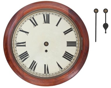 Antique Wall Clock clipart