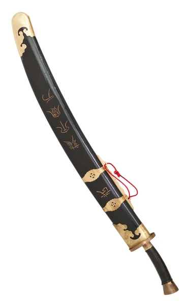 Широкий китайский меч в ножницах — стоковое фото