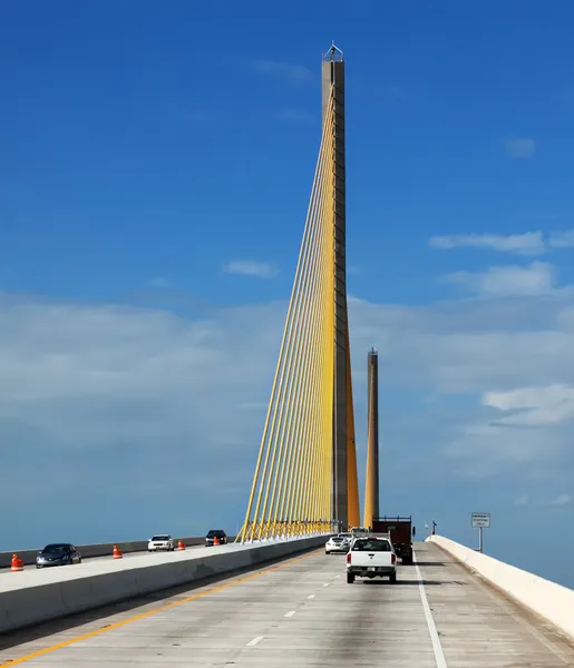 Sluníčko skyway most — Stock fotografie