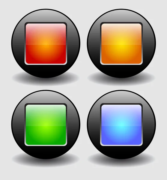 Botones de color — Archivo Imágenes Vectoriales