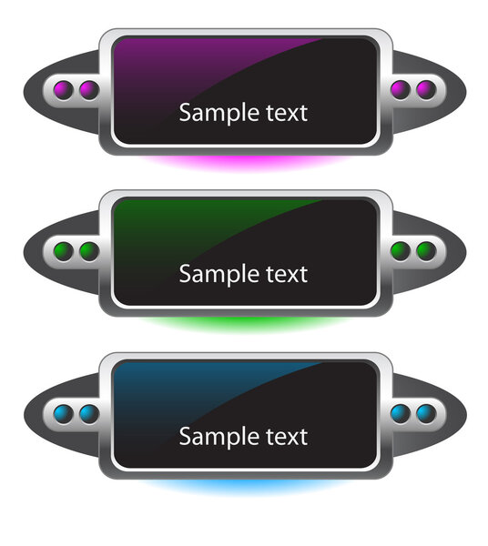 Buttons sample text